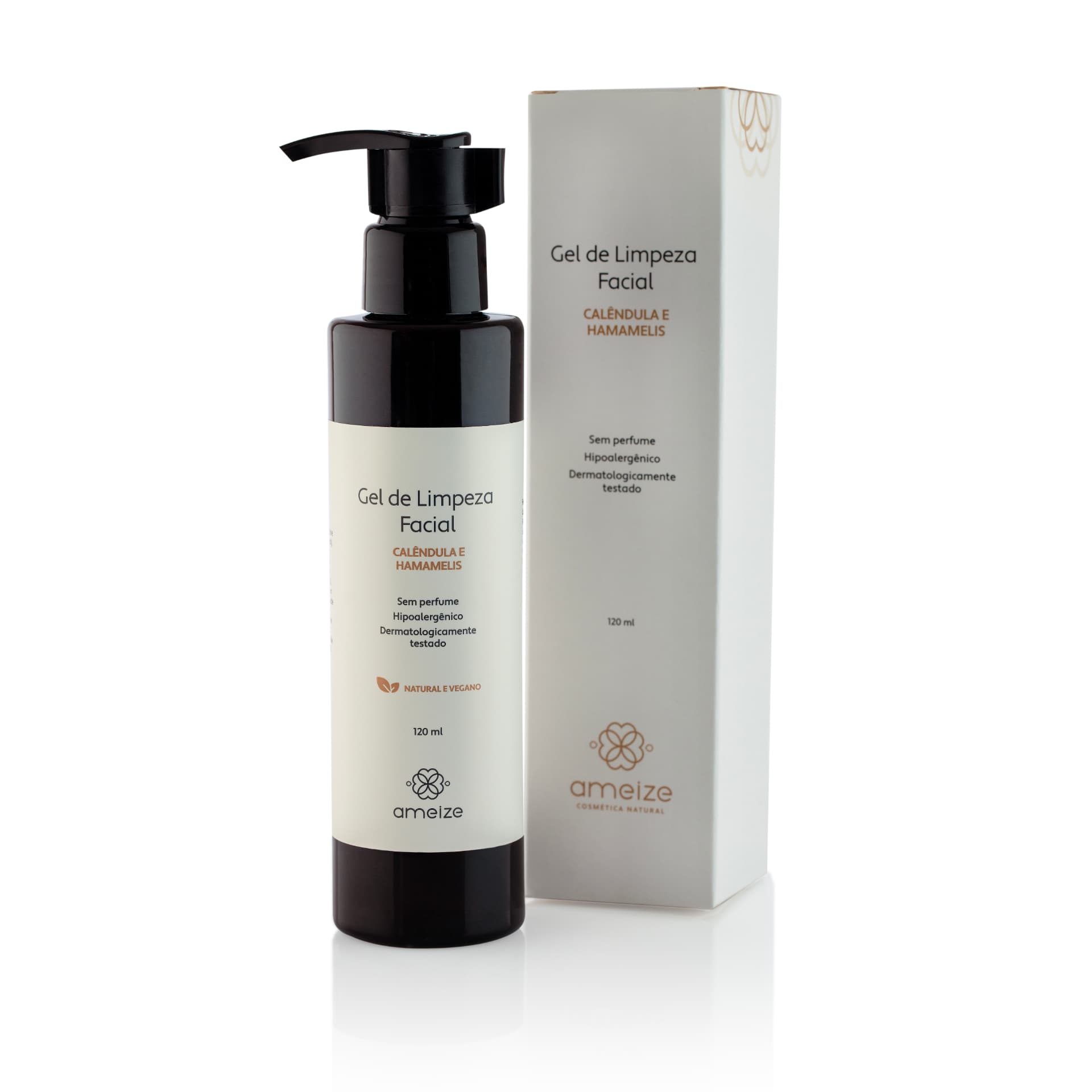 Gel de Limpeza Facial Ameize com embalagem